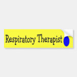 Pegatina para el parachoques del terapeuta respira pegatina de parachoque