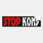 Pegatina para el parachoques descolorada de Kony d Etiqueta De Parachoque