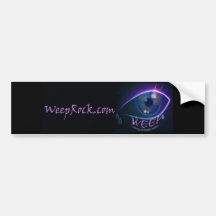 Pegatina para el parachoques - LLORE WeepRock.com Pegatina De Parachoque