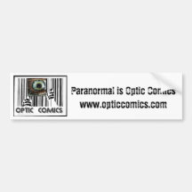 Pegatina para el parachoques óptica de los tebeos etiqueta de parachoque