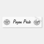 Pegatina para el parachoques pagana del orgullo pegatina de parachoque
