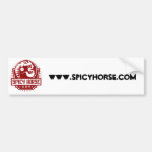 Pegatina para el parachoques simple de Spicy Horse Pegatina De Parachoque