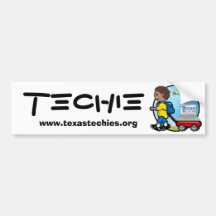 Pegatina para el parachoques - Techie Etiqueta De Parachoque