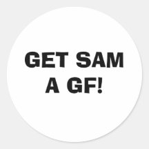 Pegatina para Sam