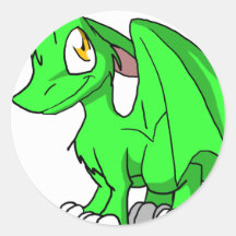Pegatina peludo del dragón de Recolourable SD