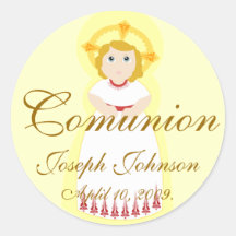 Pegatina-Personalizar de "Comunion"