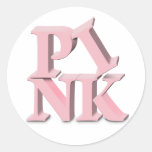 Pegatina ROSADO de la conciencia del cáncer de pec