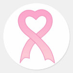 Pegatina rosado del corazón de la cinta