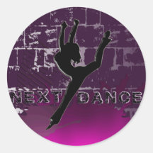 Pegatina siguiente de la danza