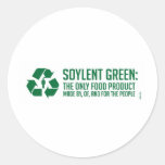 Pegatina verde de Soylent