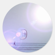 Pegatinas a solas de Kiteboard