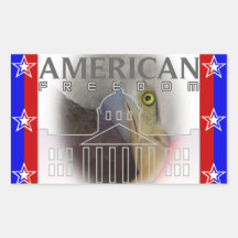 Pegatinas americanos de la libertad