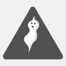 Pegatinas amistosos del fantasma de Halloween