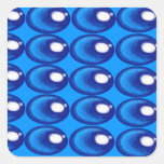 pegatinas azules del diseño del modelo de los punt