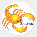 Pegatinas caprichosos del escorpión