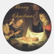Pegatinas clásicos del navidad