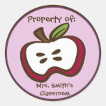 Pegatinas de Apple de la sala de clase
