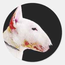 Pegatinas de bull terrier