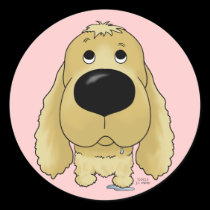 Pegatinas de cocker spaniel pegatinas