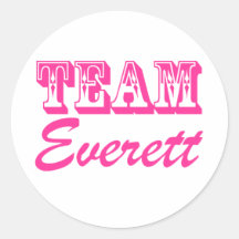 Pegatinas de Everett del equipo