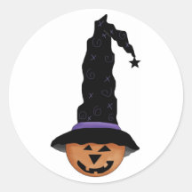 Pegatinas de Halloween de la calabaza