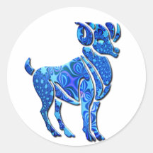 Pegatinas de la astrología del aries