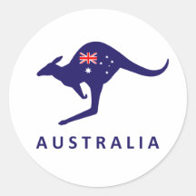 PEGATINAS DE LA BANDERA DEL CANGURO DE AUSTRALIA