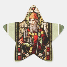 Pegatinas de la estrella del arte de St Patrick Di