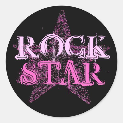 Pegatinas de la ESTRELLA DEL ROCK