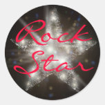 Pegatinas de la estrella del rock