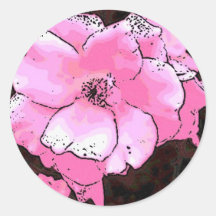 Pegatinas de la flor