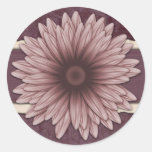 Pegatinas de la flor de la rafia