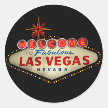 Pegatinas de la muestra de Las Vegas