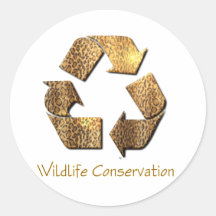 Pegatinas de la protección de la fauna