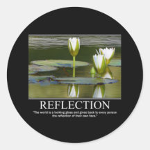 Pegatinas de la reflexión - de motivación