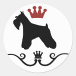 Pegatinas de la regla de los Schnauzers