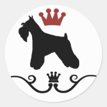 Pegatinas de la regla de los Schnauzers