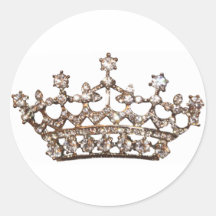 Pegatinas de la tiara y de las gemas