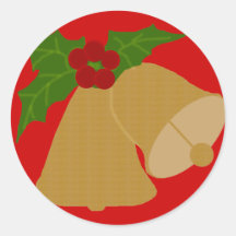 Pegatinas de las campanas de navidad