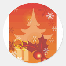 Pegatinas de las felices Navidad