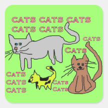PEGATINAS de los gatos