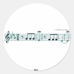 Pegatinas de no. 5 de la sinfonía de Beethoven