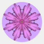 Pegatinas decorativos de la flor de la fantasía