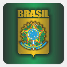 "Pegatinas del acero del Brasil"