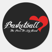 Pegatinas del amor del baloncesto