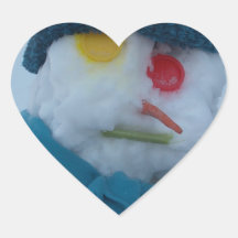 pegatinas del amor del hombre de la nieve
