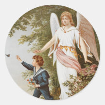 Pegatinas del ángel de guarda del Victorian