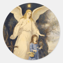 Pegatinas del ángel de guarda del Victorian