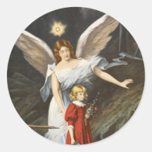 Pegatinas del ángel de guarda del Victorian