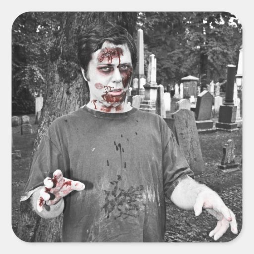 Pegatinas del beso del zombi